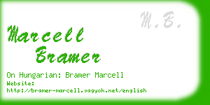 marcell bramer business card